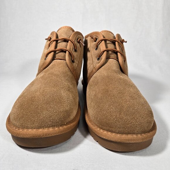 ASPEN Genuine Chestnut Suede Faux Fur Shearling Water Resistant Boot Women Sz 9. - Picture 5 of 17